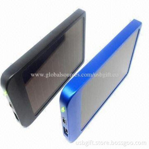 2,600mAh Solar Battery, Panel Charger Portable Power Bank Power for Cell, Mobile Phone, MP3 Player
